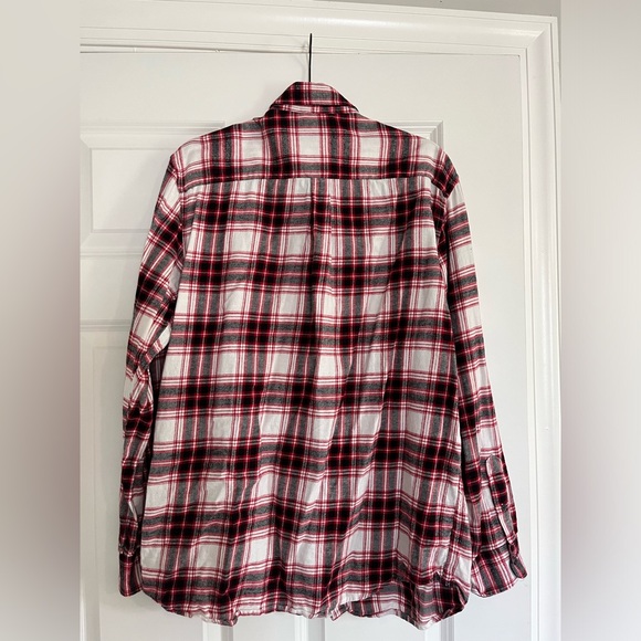 Men's Chaps Red & White Flannel Size Large - Picture 4 of 5